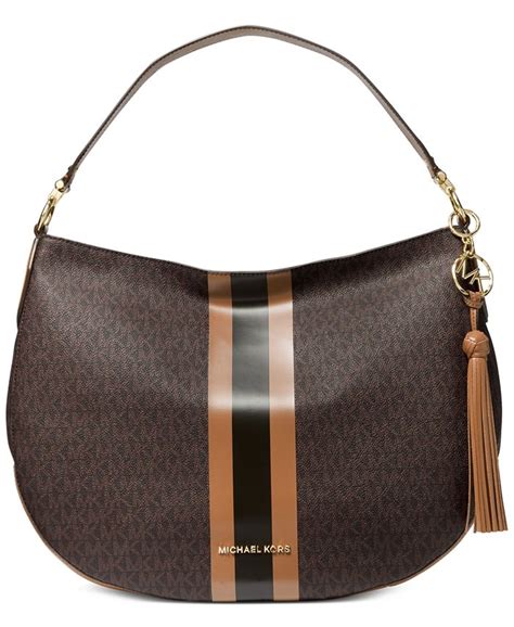 michael kors brooke leather zip hobo|Michael Kors Brooke Large Zip Leather Hobo .